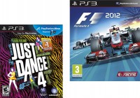 Игра для Sony PlayStation Бука F1 2012 + Just dance 4