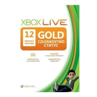 Карта подписки Microsoft Xbox LIVE: GOLD 12 месяцев