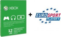 Карта подписки Microsoft Xbox LIVE: GOLD 12 месяцев + Eurosport