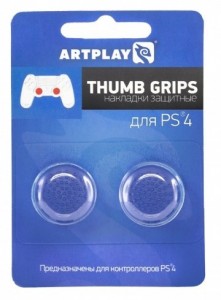 накладки на стики Artplays Thumb Grips для геймпада DualShock 4 Dark blue 2шт