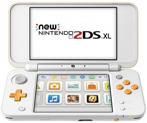 Портативная игровая приставка Nintendo New 2DS XL White orange