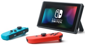 Портативная игровая приставка Nintendo Switch Red blue