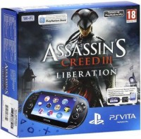 Портативная игровая приставка Sony Playstation Vita Wi-Fi + Карта памяти для PS Vita 4 Гб + код активации игры Assassin's Creed III: Li