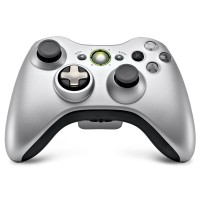 Джойстик Microsoft Xbox 360 Wireless Controller Silver + Play&Charge Kit