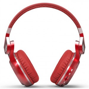 Беспроводные наушники Bluedio T2+ (FM+SD) Red