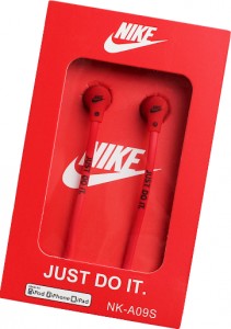 Проводные наушники Nike A09S Red