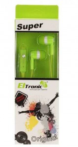 Проводные наушники Eltronic 4418 Urban Chaos Green