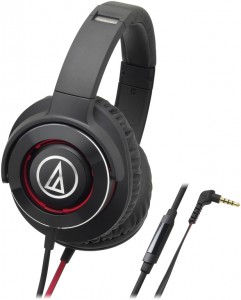 Проводные наушники Audio-Technica ATH-WS770iS BRD Black red