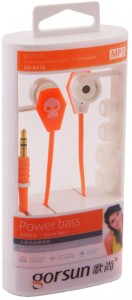 Проводные наушники Gorsun GS-A316 Orange