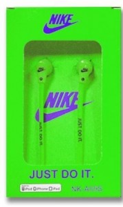 Проводные наушники Nike A09S Green