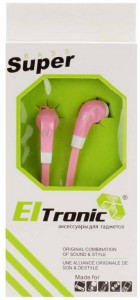 Проводные наушники Eltronic 4415 Super Bass Pink