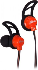 Проводные наушники Ritmix RH-125 Black orange