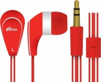 Проводные наушники Ritmix RH-181 Red