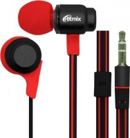 Проводные наушники Ritmix RH-185 Black red