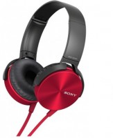 Проводные наушники Sony MDR-XB450AP Red