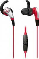 Проводные наушники Audio-Technica ATH-CKX5iS Red