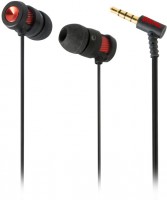 Проводные наушники Ritmix RH-134 Metal Black red