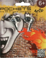 Проводные наушники Pockets Acid Black