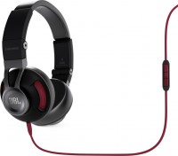 Проводные наушники JBL Synchros S300 I для iPhone Black red