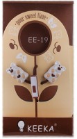 Проводные наушники Keeka EE-19 Coffee