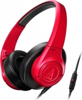 Проводные наушники Audio-Technica ATH-AX3iS Red