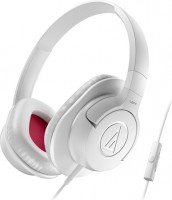 Проводные наушники Audio-Technica ATH-AX1iS White