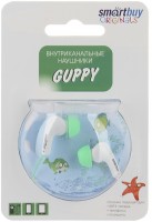 Проводные наушники SmartBuy Guppy Green