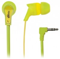 Проводные наушники Ritmix RH-013 Green yellow