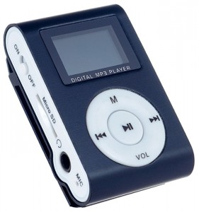 Flash MP3-плеер Perfeo Music Clip Titanium Display Black