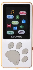 Flash MP3-плеер Digma S3 White orange