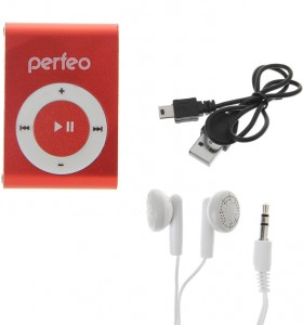 Flash MP3-плеер Perfeo Music Clip Titanium 4 Gb Burgundy