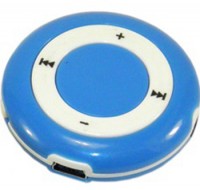 Flash MP3-плеер Живи музыкой круглый Синий