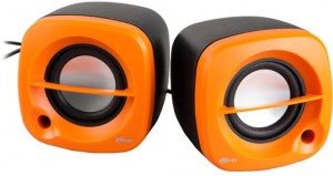 Портативная стерео акустика Ritmix SP-2030 Black orange