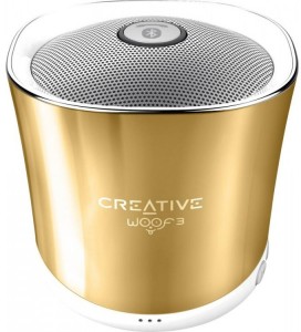 Портативная стерео акустика Creative Woof3 Gold