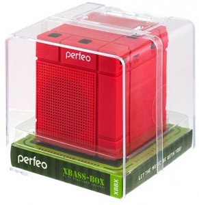 Портативная моно акустика Perfeo Xbass-box  PF-XBBX Red