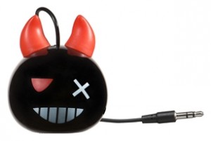 Портативная моно акустика MyVibe Devil Black red