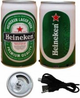 Портативная моно акустика Zorg  Heineken TF/USB/FM