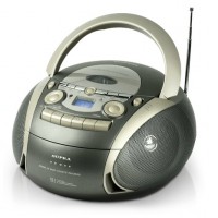 CD/кассетная магнитола Supra BB-CD601 grey