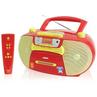 CD/кассетная магнитола BBK BX111UC Red yellow