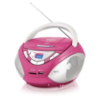 CD магнитола BBK BX108U Pink Grey