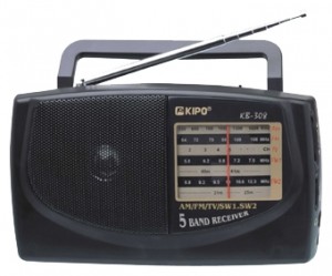 Переносной радиоприемник KIPO KB-308AC