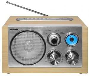 Переносной радиоприемник Telefunken TF-1638U Light wood