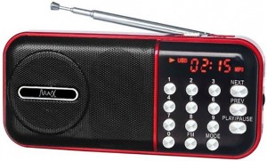 Переносной радиоприемник Max MR-321 Red black