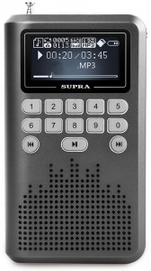 Переносной радиоприемник Supra PAS-3907 Grey