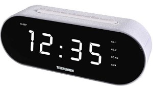 Радиобудильник Telefunken TF-1573 White