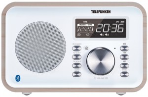 Радиобудильник Telefunken TF-1581UB White wood