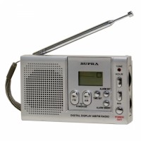 Переносной радиоприемник Supra ST-115 silver