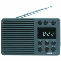 Переносной радиоприемник Supra ST-112 black/silver