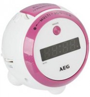 Радиобудильник AEG MRC 4126 White pink