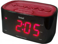 Радиобудильник Uniel UTR-33 Black red